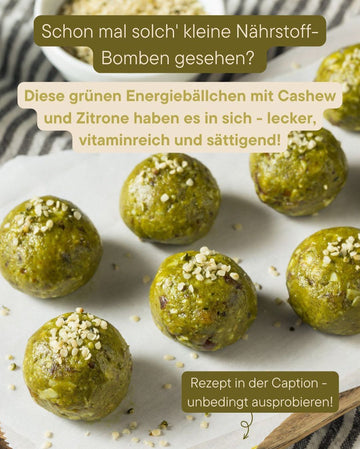 Rezept: Grüne Energie-Bällchen