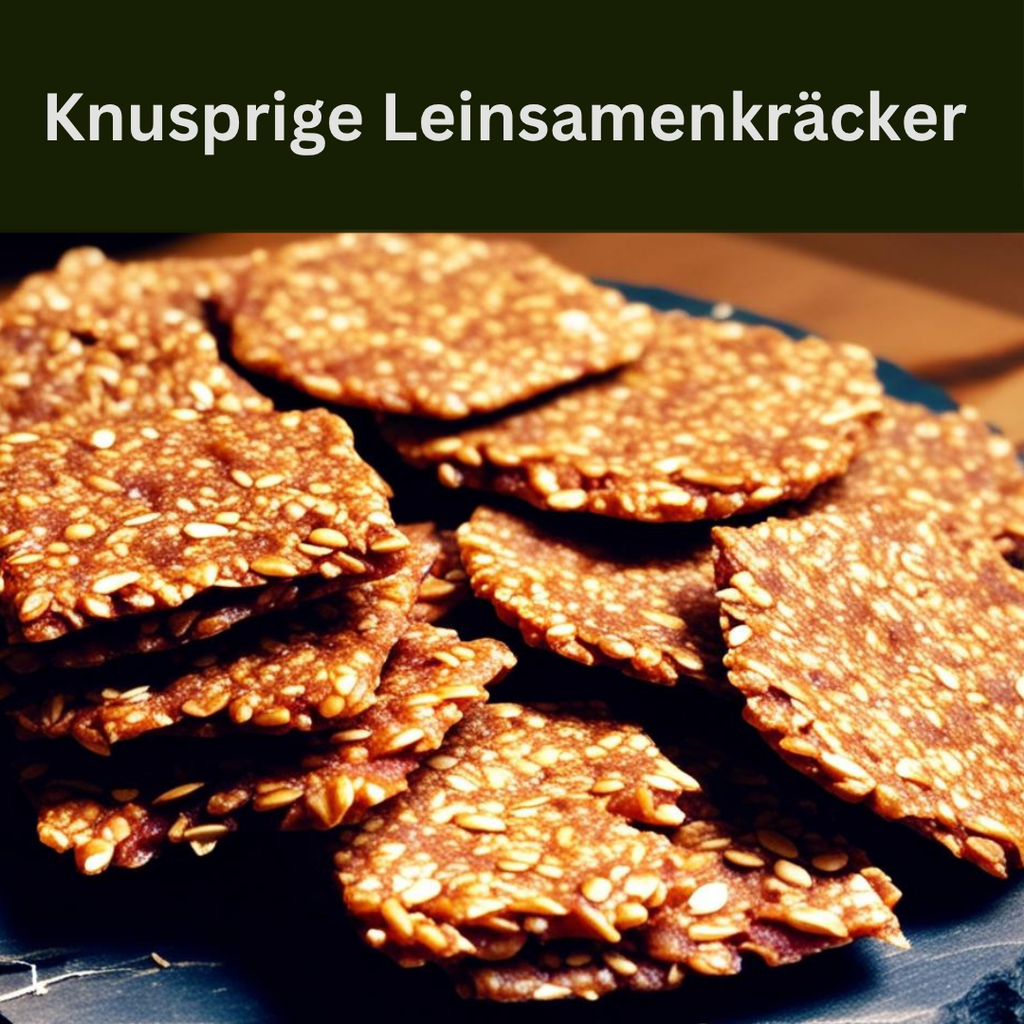 Knusprige Leinsamenkräcker 😋