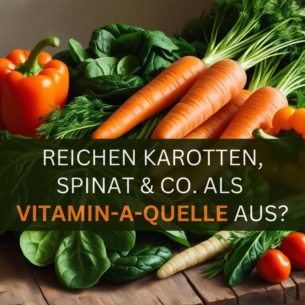 Reichen Karotten, Spinat & Co. als  Vitamin-A-Quelle aus? 🥕🥬