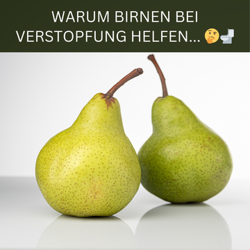 Warum Birnen bei Verstopfung helfen... 🤔🚽
