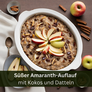 Süßer Amaranth-Auflauf mit Kokos und Datteln 🥘💚