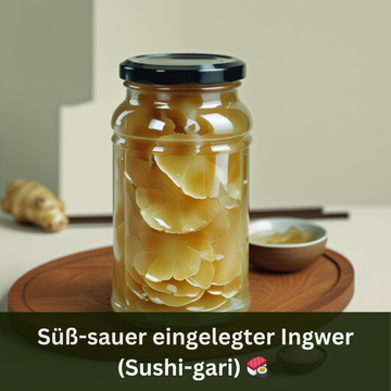 Süß-sauer eingelegter Ingwer (Sushi-Gari) 🍣