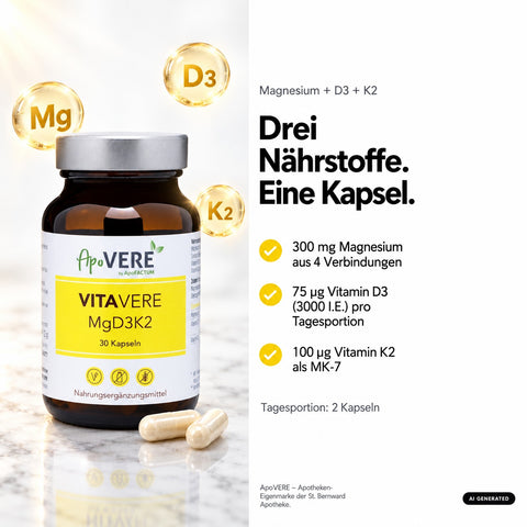 ApoVERE VITAVERE MgD3K2 – Makroaufnahme (ältere Fassung)