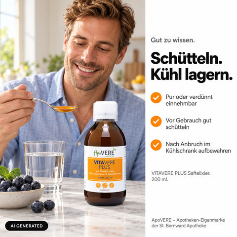 ApoVERE VITAVERE PLUS – Anwendung