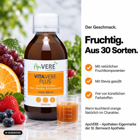 ApoVERE VITAVERE PLUS – Geschmack