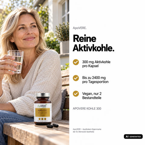 ApoVERE KOHLE 300 – Lifestyle mit Frau (ältere Fassung)