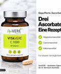 ApoVERE VITAVERE C 1000 – gepuffertes Vitamin C, magenfreundlich
