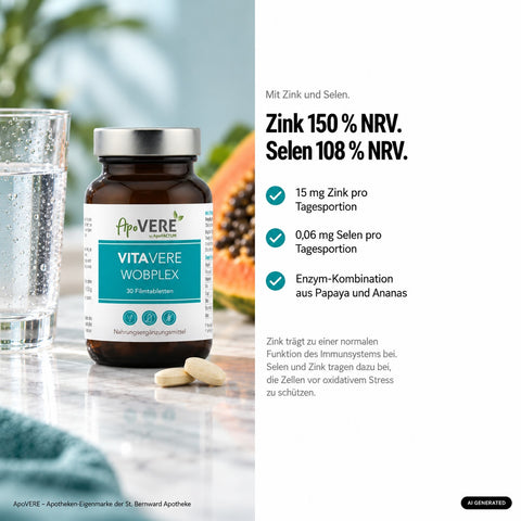 ApoVERE Wobplexa – mit Zink und Selen