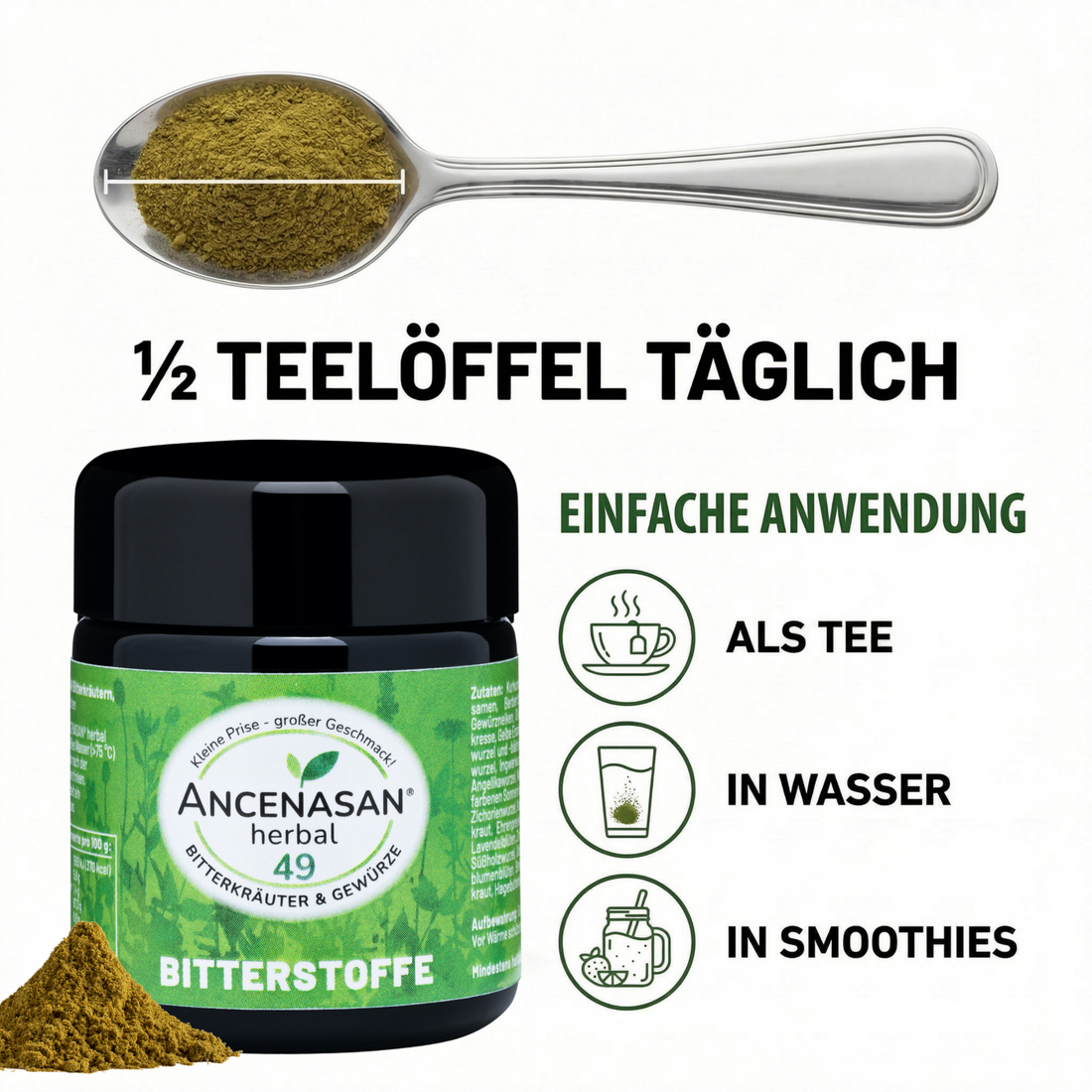49 Bitterkräuter-Teepulver von ANCENASAN®