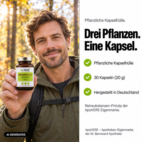 ApoVERE BRONCHIVERE KOMPLEX – pflanzliche Kapselhülle