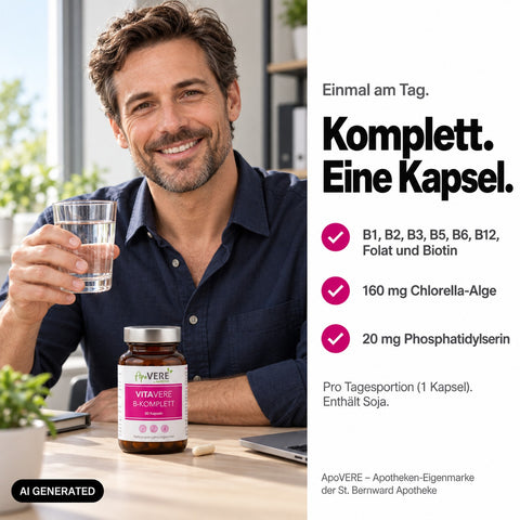 ApoVERE VITAVERE B-KOMPLETT – eine Kapsel im Büroalltag