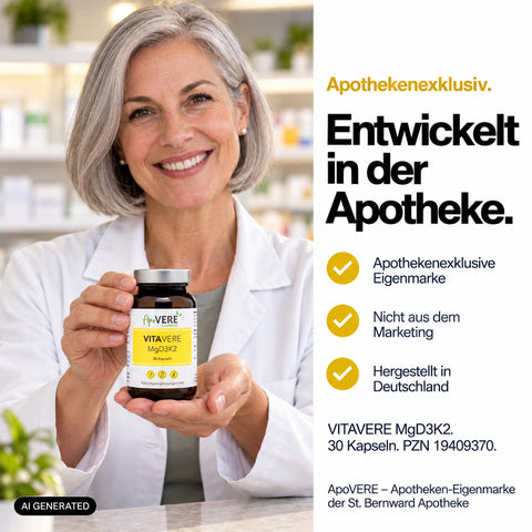 ApoVERE VITAVERE MgD3K2 – aus der Apotheke