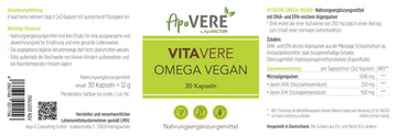 Omega-3 Vegan - ApoVERE Omega vegan