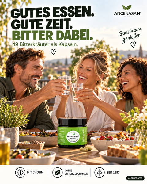 ANCENASAN® 49 Bitterkräuter Kapseln mit Cholin – Produkt und Anwendung 13