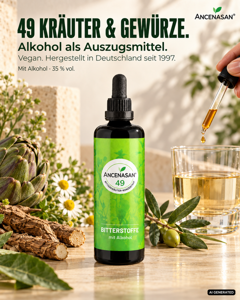 ANCENASAN® – ANCENASAN Konzentrat Alkohol 04 Zutaten