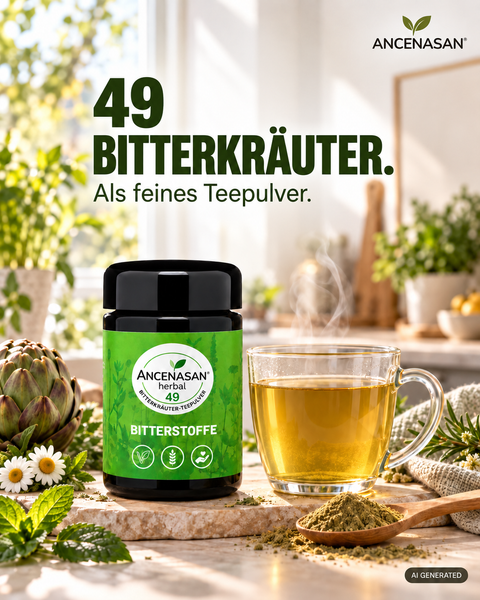 ANCENASAN® 49 Bitterkräuter-Teepulver – Clean 03