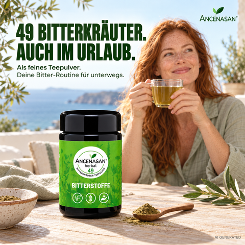 ANCENASAN® 49 Bitterkräuter-Teepulver – Lifestyle 10 Urlaub