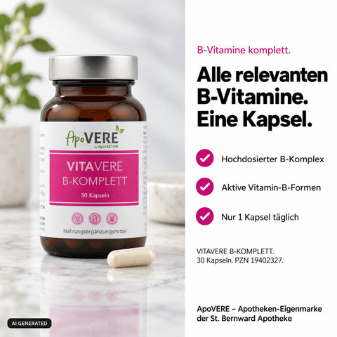 ApoVERE VITAVERE B-KOMPLETT – Produktvorteile