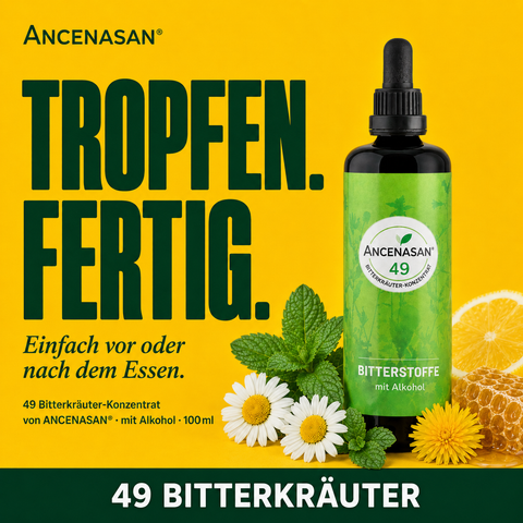49 BITTER DROPS WITH ALCOHOL ANCENASAN® bitter herb concentrate