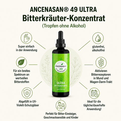 49 Bitterkräuter-Konzentrat ULTRA von ANCENASAN® - ohne Alkohol
