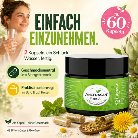 Kapseln mit Cholin von ANCENASAN®