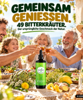 ANCENASAN® 49 Bitterkräuter-Konzentrat – Gruppe beim gemeinsamen Anstossen