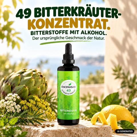ANCENASAN® 49 Bitterkräuter-Konzentrat – der ursprüngliche Geschmack der Natur