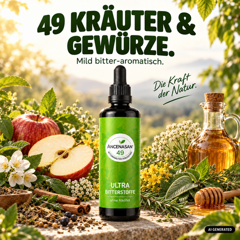 ANCENASAN® Konzentrat ULTRA – Kräuter und Gewürze, mild bitter-aromatisch
