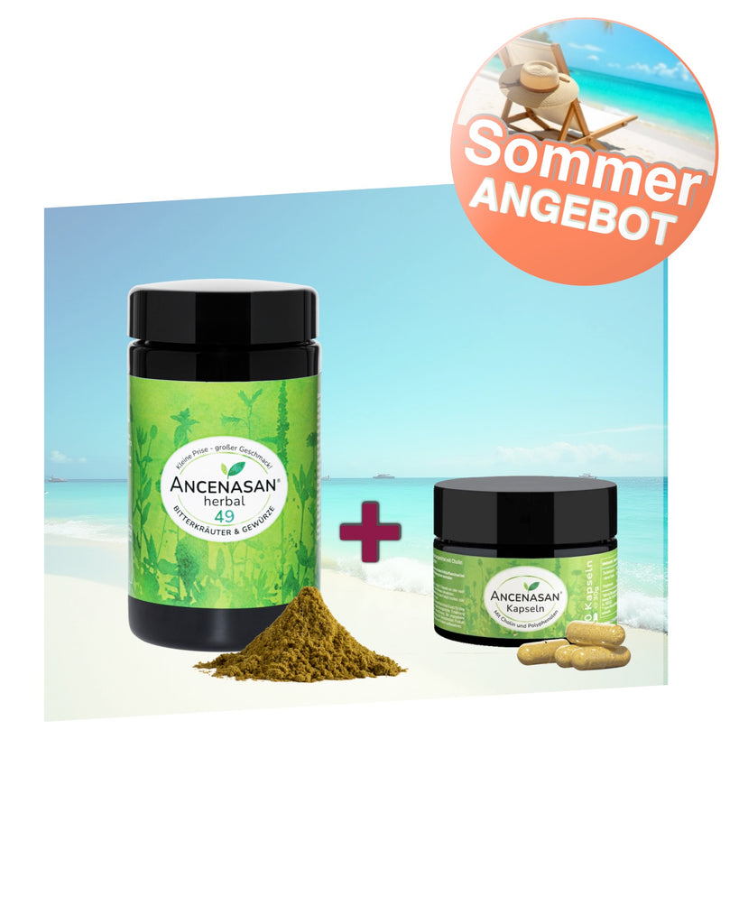 ANCENASAN® Kapseln + Herbal 49 (120g) (Sommerangebot)
