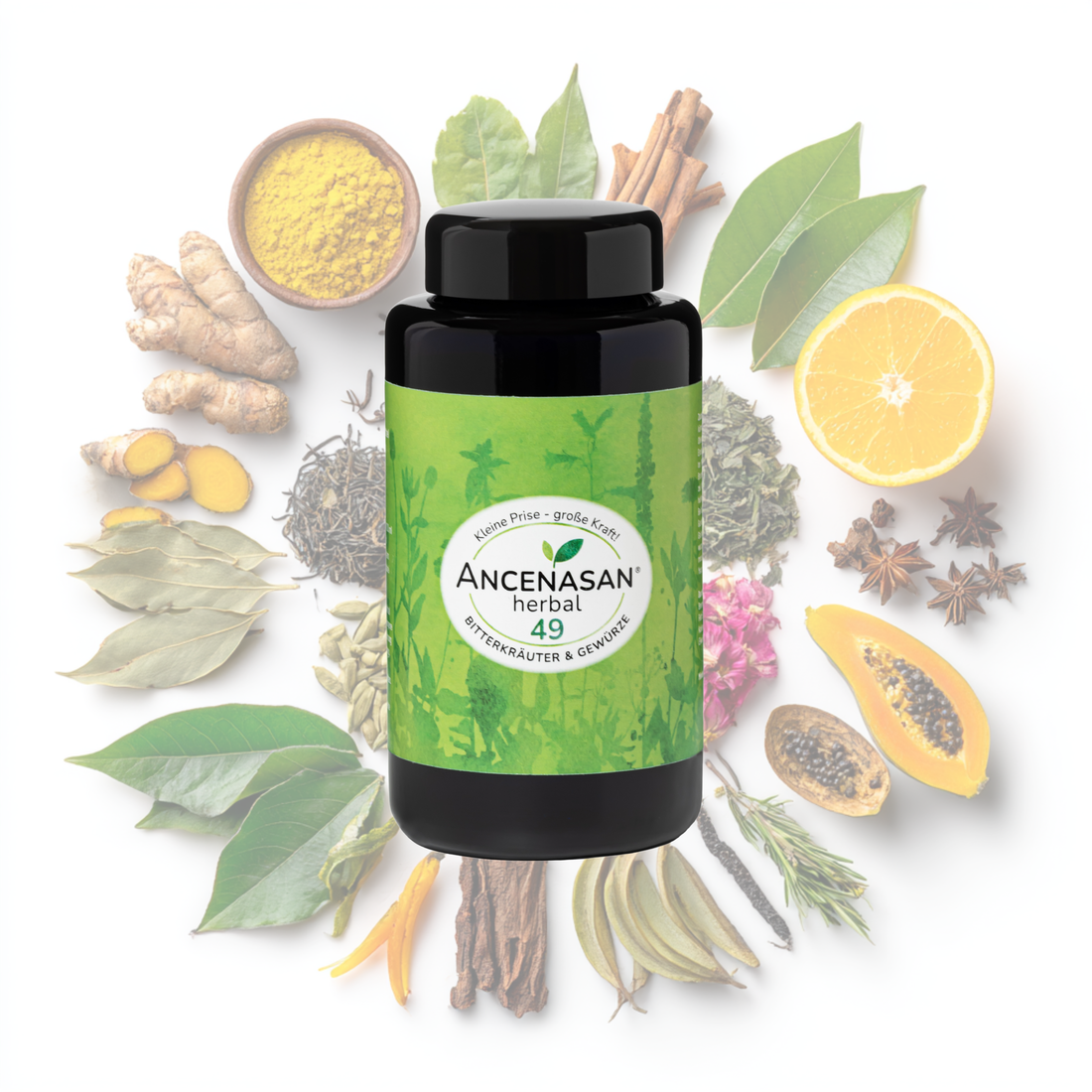 49 Bitterstoff-Kräuter             ANCENASAN® herbal Bitterstoff-Mischung