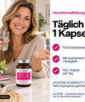 VITAVERE B KOMPLETT Person Verzehrempfehlung (KI-generiertes Bild)