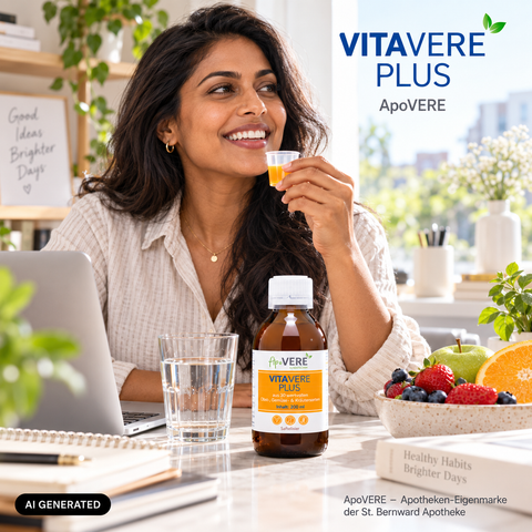 VITAVERE PLUS Person Arbeitsplatz (KI-generiertes Bild)