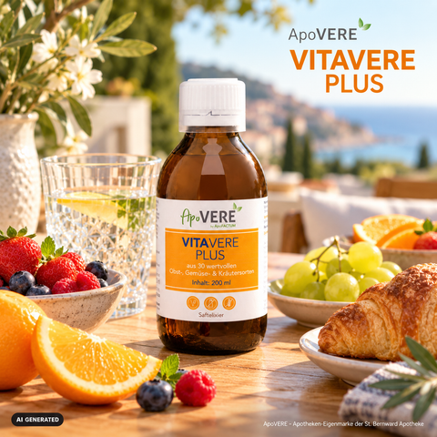 VITAVERE PLUS Produkt Terrasse (KI-generiertes Bild)