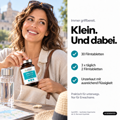 VITAVERE WOBPLEX Person Unterwegs Klein und Dabei (KI-generiertes Bild)