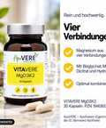 VITAVERE MgD3K2 Produkt Rein und Hochwertig (KI-generiertes Bild)