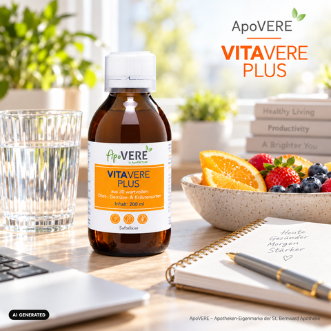 VITAVERE PLUS Produkt Schreibtisch (KI-generiertes Bild)