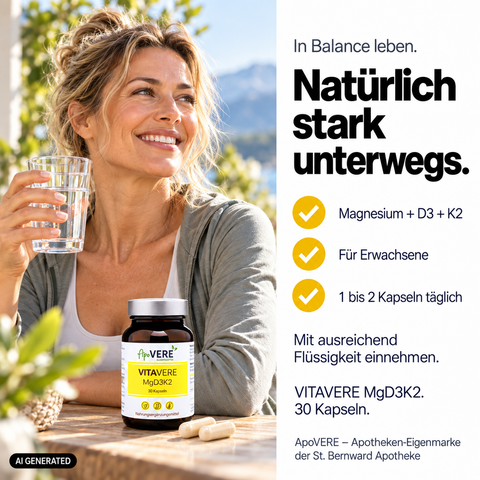 VITAVERE MgD3K2 Person Natuerlich Stark Unterwegs (KI-generiertes Bild)