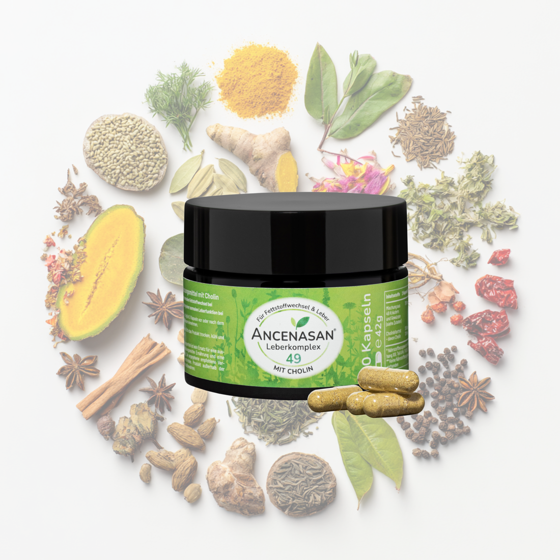 Kapseln mit Cholin ANCENASAN®