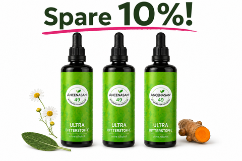 49 BITTER DROPS ALCOHOL-FREE ANCENASAN® bitter herb concentrate ULTRA